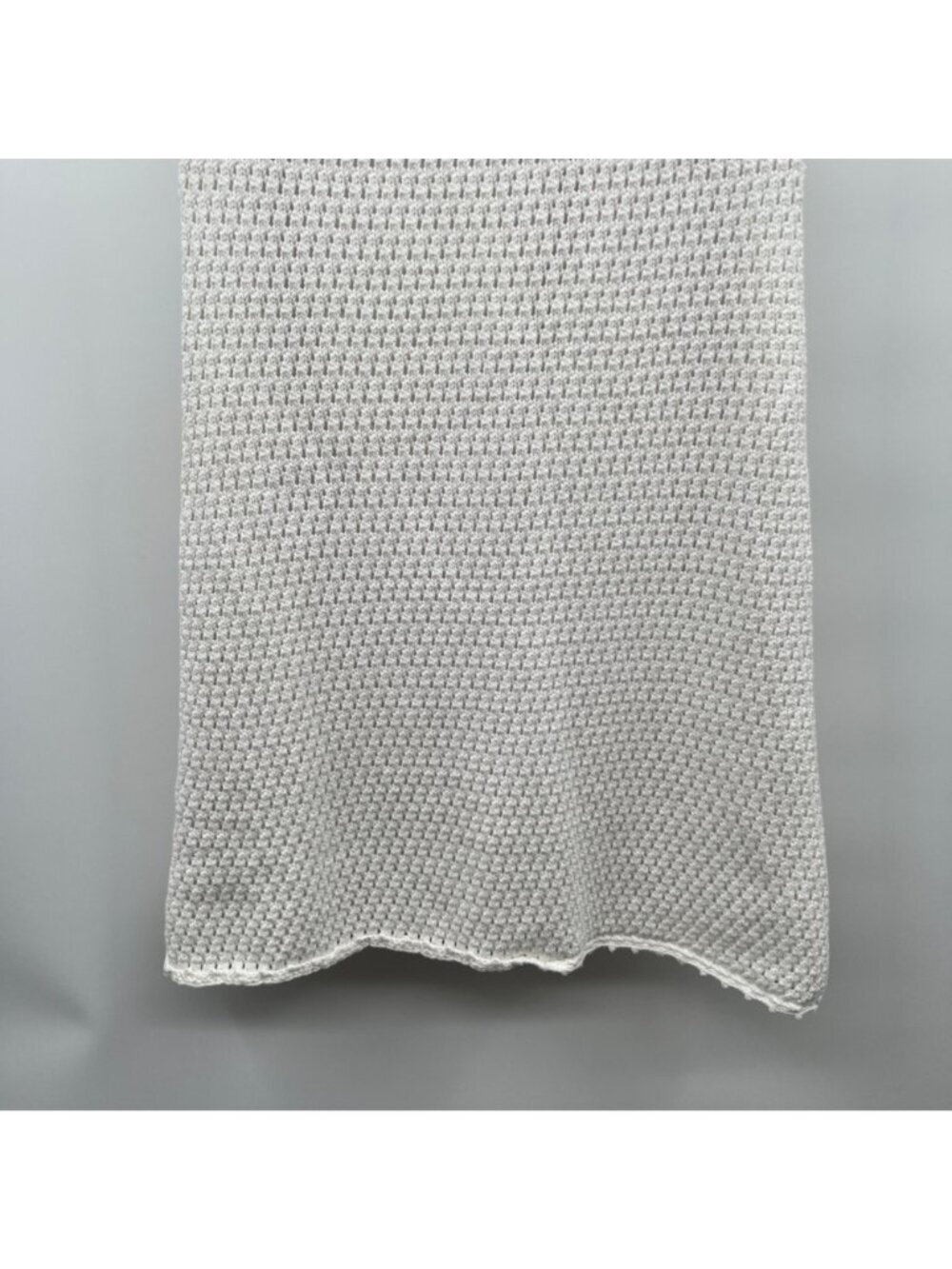 Calvin Klein Crochet A-Line Dress Two Piece Short Sleeve White Size Medium - Picture 3 of 8